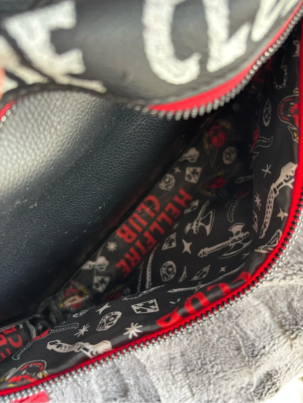 Stranger Things Hellfire Club Black Faux Leather Backpack